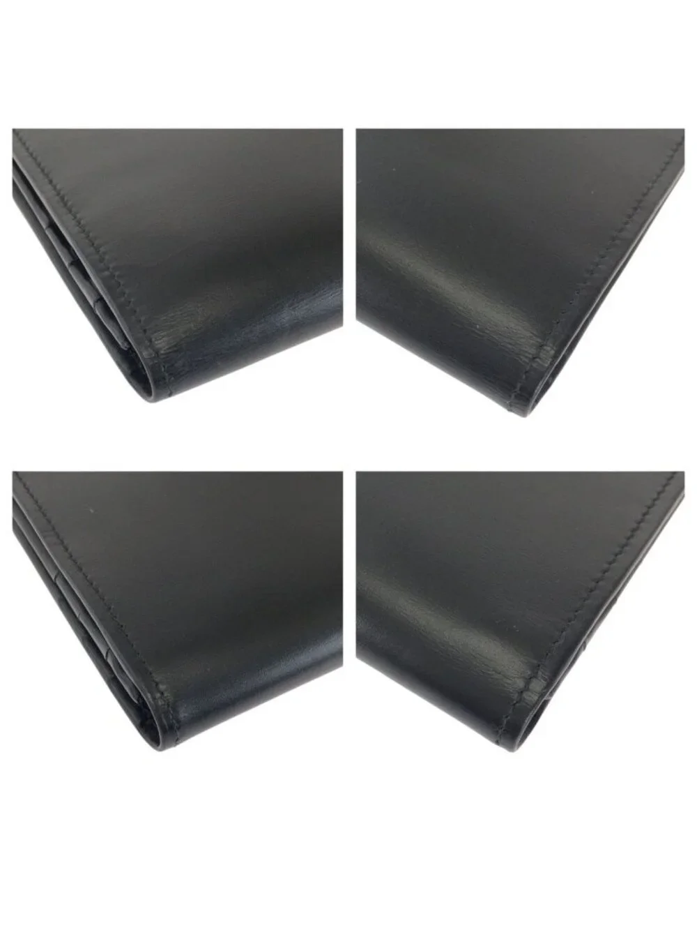Cartier Pasha de Cartier Black Silver Leather Wallet